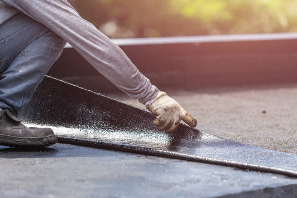 Professional Exterior Waterproofing technician working in Clawson, MI